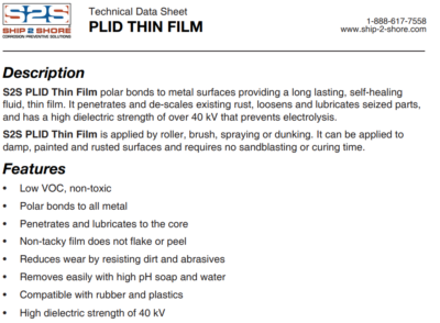 TDS – PLID Thin Film