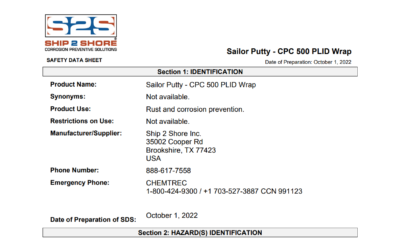 SDS – Sailor Putty (English)